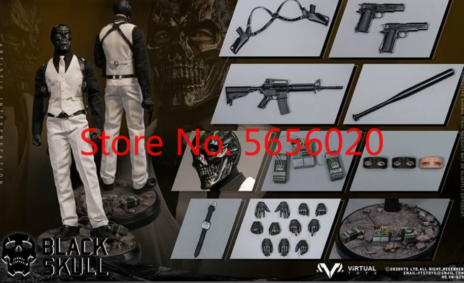 VTS TOYS VM029 Black Skull Figure Model with Platform Head Suit Collectible Action Figure Toy Doll Model Body In stock
VTS TOYS VM029 Black Skull Figure Model with Platform Head Suit Collectible Action Figure Toy Doll Model Body In stock