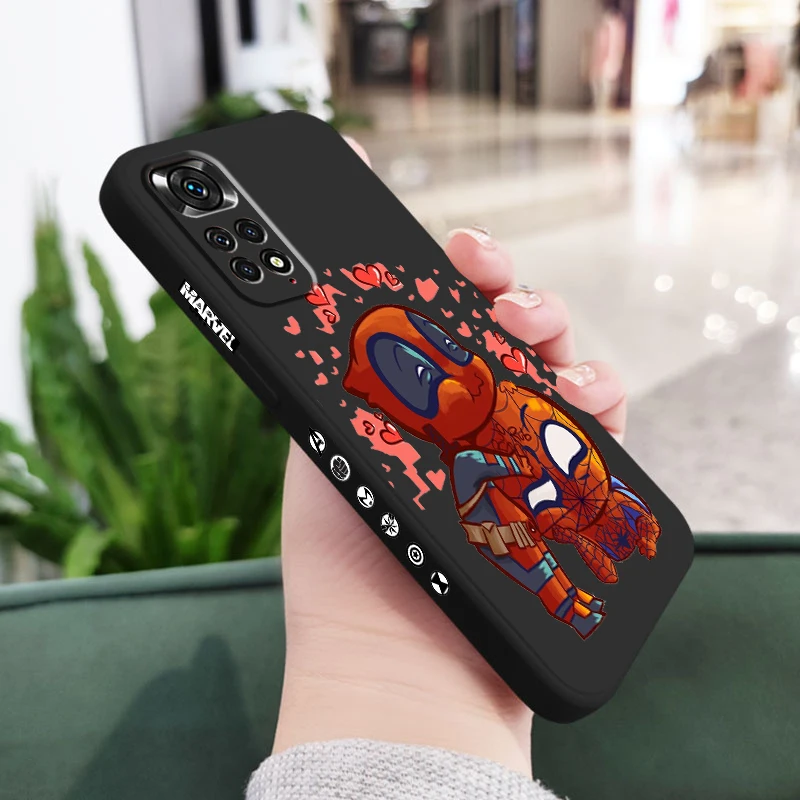 Spiderman marvel cute Phone Case For Redmi Note 12 11T 11S 11E 10S 10T 10 9T Pro Plus Liquid Left Rope
Spiderman marvel cute Phone Case For Redmi Note 12 11T 11S 11E 10S 10T 10 9T Pro Plus Liquid Left Rope