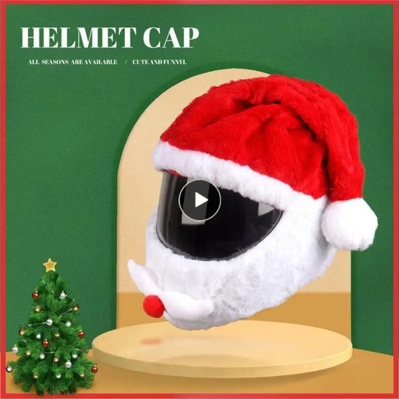 New Santa Cycling Helmet Christmas Motorcycle Helmet Cover Full Face Safe Hat Santa Claus Racing Cap Merry Christmas Decor
New Santa Cycling Helmet Christmas Motorcycle Helmet Cover Full Face Safe Hat Santa Claus Racing Cap Merry Christmas Decor