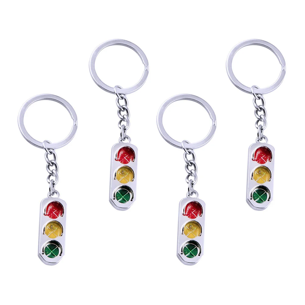 Creative Traffic Lights Keychain Decor Keychain 4pcs Alloy Key Chain Metal Car Charm Key Chain Gift for Truckers Husband
Creative Traffic Lights Keychain Decor Keychain 4pcs Alloy Key Chain Metal Car Charm Key Chain Gift for Truckers Husband