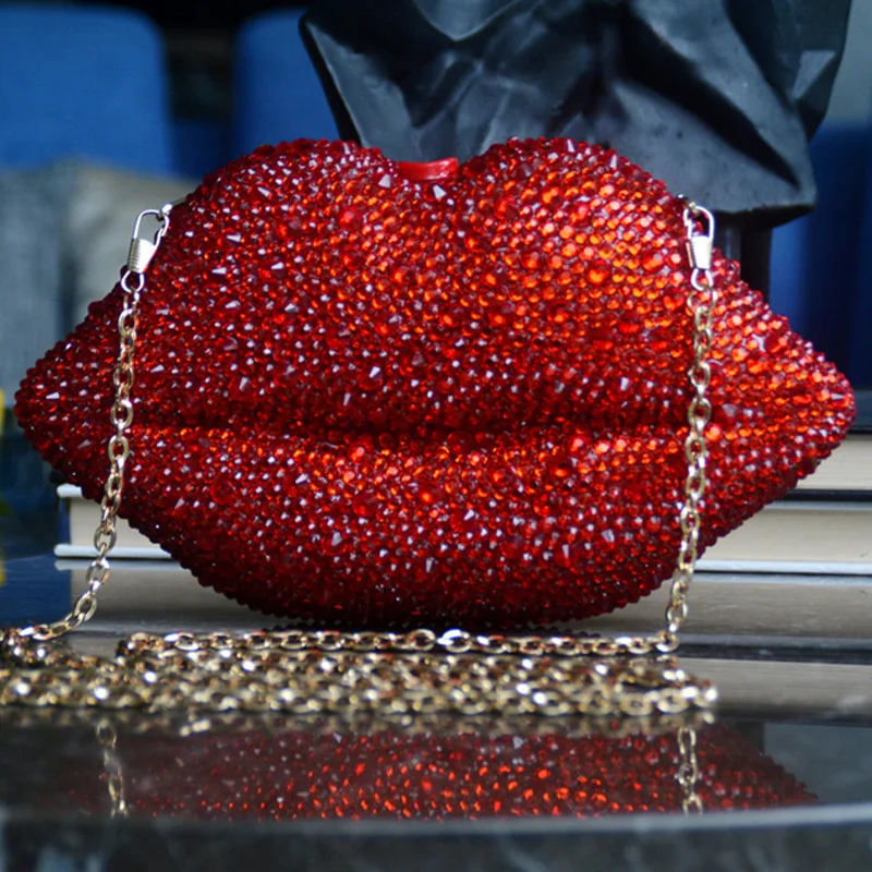 Red Lip Diamond Evening Bag For Women 2022 Rhinestone Handmade Wedding Clutch Purse And Shoulder Bag Dinner Party Handbags
Red Lip Diamond Evening Bag For Women 2022 Rhinestone Handmade Wedding Clutch Purse And Shoulder Bag Dinner Party Handbags