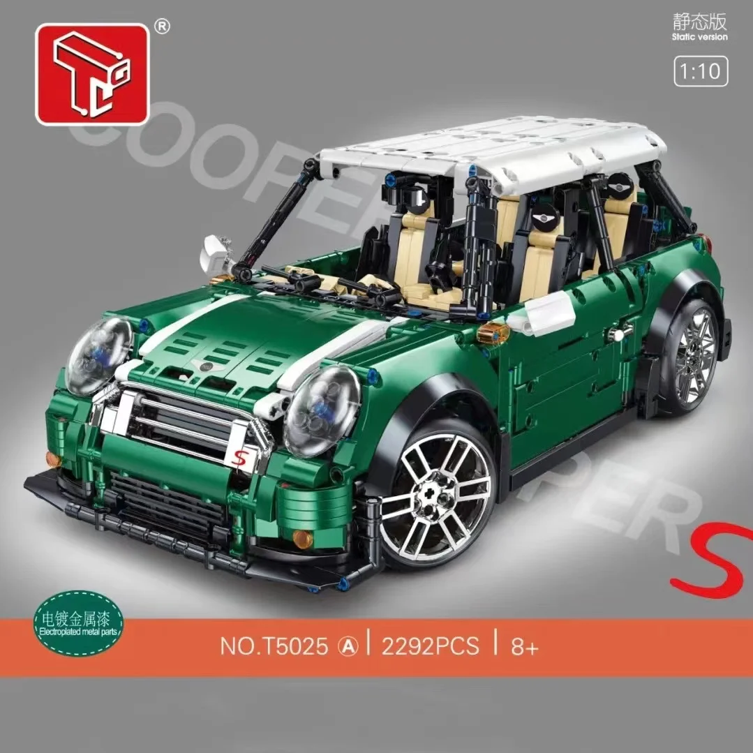 2292PCS Creatoring MINI Cooper Bricks Car Bluding Blocks Compatible Techical Ideas 10242 T5025 DIY Toys Christmas Gift
2292PCS Creatoring MINI Cooper Bricks Car Bluding Blocks Compatible Techical Ideas 10242 T5025 DIY Toys Christmas Gift