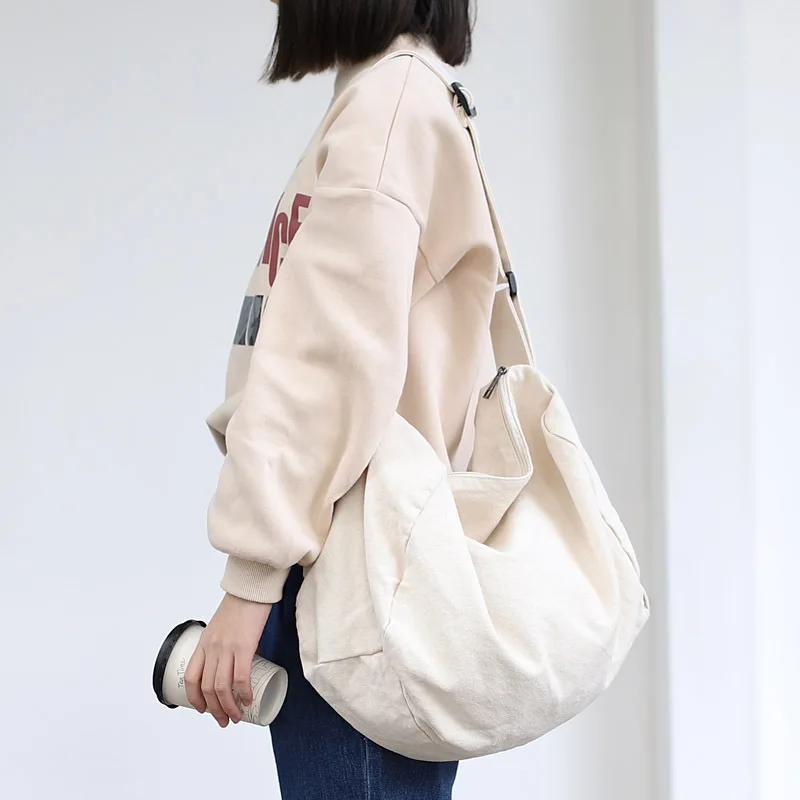 Women Canvas Shoulder Bags Large Capacity Crossbody Bag Casual Solid Tote Handbags Canvas Shopping Totes Female Purse Bags
Women Canvas Shoulder Bags Large Capacity Crossbody Bag Casual Solid Tote Handbags Canvas Shopping Totes Female Purse Bags