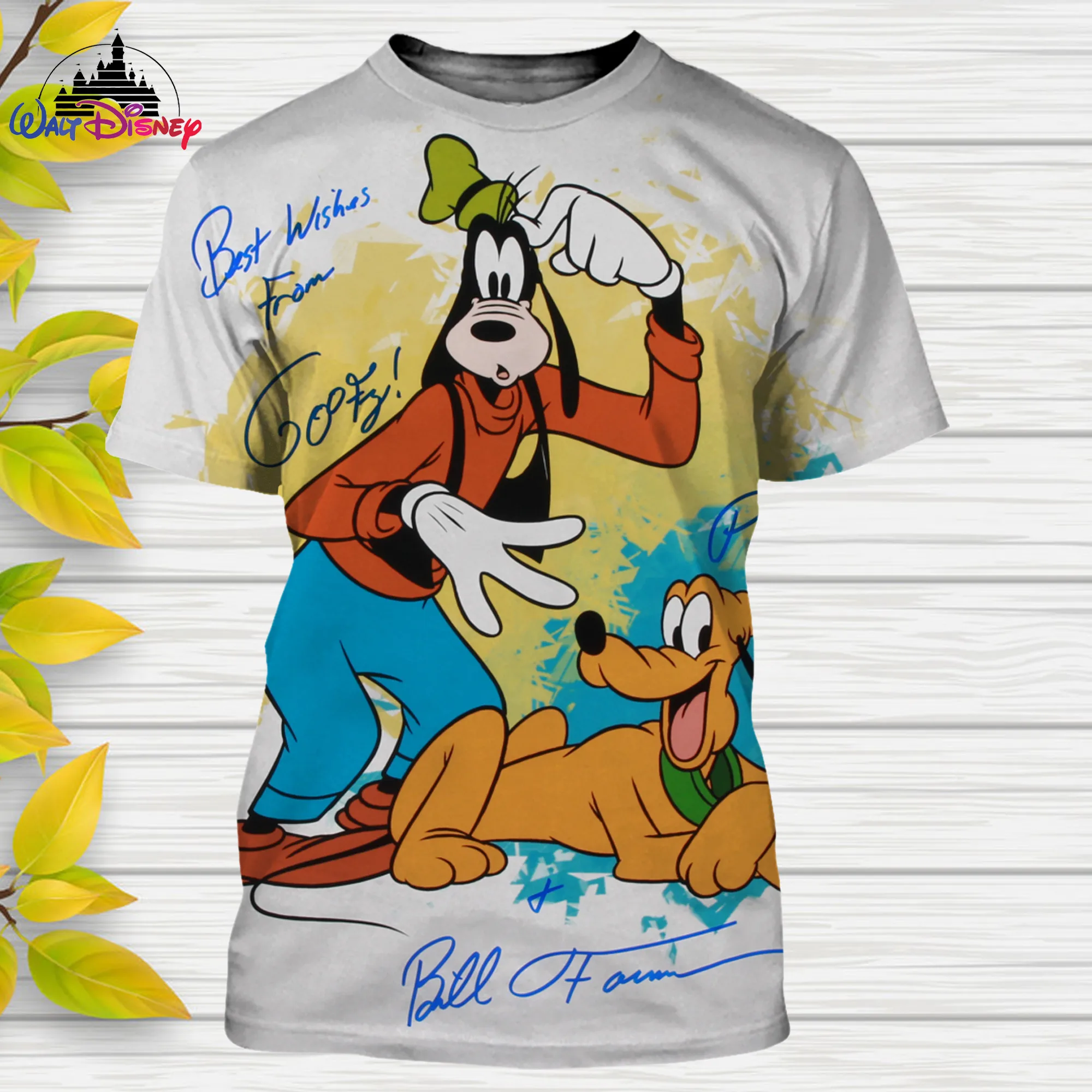 Футболка Goofy с коротким рукавом для мужчин и женщин, стильная повседневная рубашка с 3D-принтом Диснея, летняя уличная одежда с мультяшным ри...
Футболка Goofy с коротким рукавом для мужчин и женщин, стильная повседневная рубашка с 3D-принтом Диснея, летняя уличная одежда с мультяшным ри...