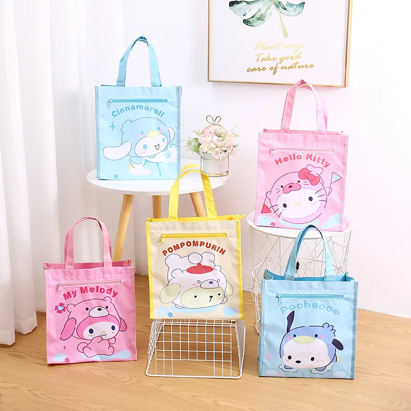 Sanriod Kuromi Cinnamoroll Series аниме кавайная Милая Студенческая Портативная сумка для репетиров сумка для хранения файлов Новая двухслойная сумка для... 
Sanriod Kuromi Cinnamoroll Series аниме кавайная Милая Студенческая Портативная сумка для репетиров сумка для хранения файлов Новая двухслойная сумка для...