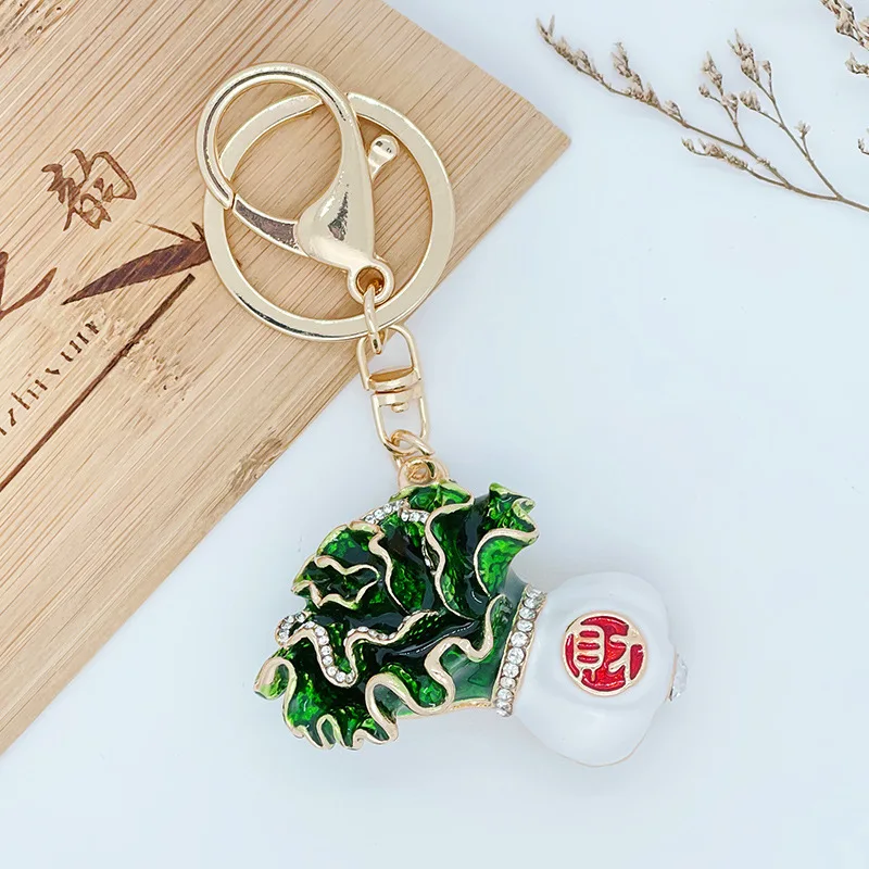 Cute Creative Lucky Cabbage-Shaped Keychain Pendant Cars and Bags Key Ring Accessories Decoration Keychain
Cute Creative Lucky Cabbage-Shaped Keychain Pendant Cars and Bags Key Ring Accessories Decoration Keychain