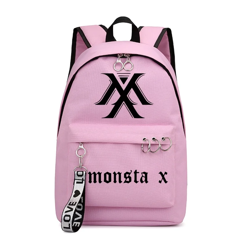 Fashion New M-Monsta X Canvas Backpack Girl Boys School Bookbag Travel Shoulder Bag Student School Rucksack Women Travel Bag
Fashion New M-Monsta X Canvas Backpack Girl Boys School Bookbag Travel Shoulder Bag Student School Rucksack Women Travel Bag