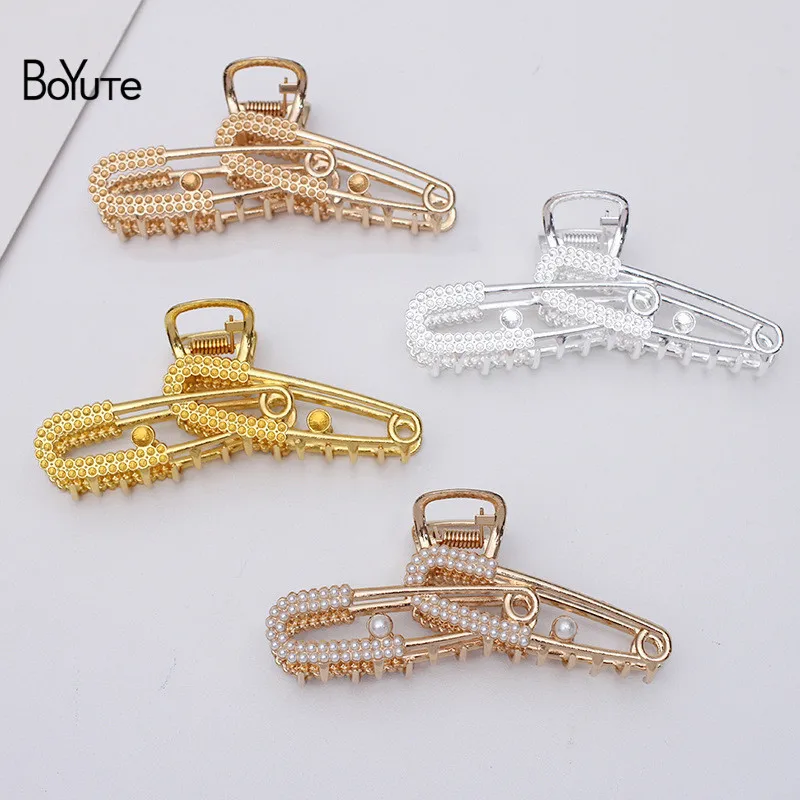 BoYuTe (5 Pieces/Lot) 11*5.5CM Big Pin Shaped Hair Claws Wholesale Factory Supply Shark Clips Diy Hair Accessories
BoYuTe (5 Pieces/Lot) 11*5.5CM Big Pin Shaped Hair Claws Wholesale Factory Supply Shark Clips Diy Hair Accessories