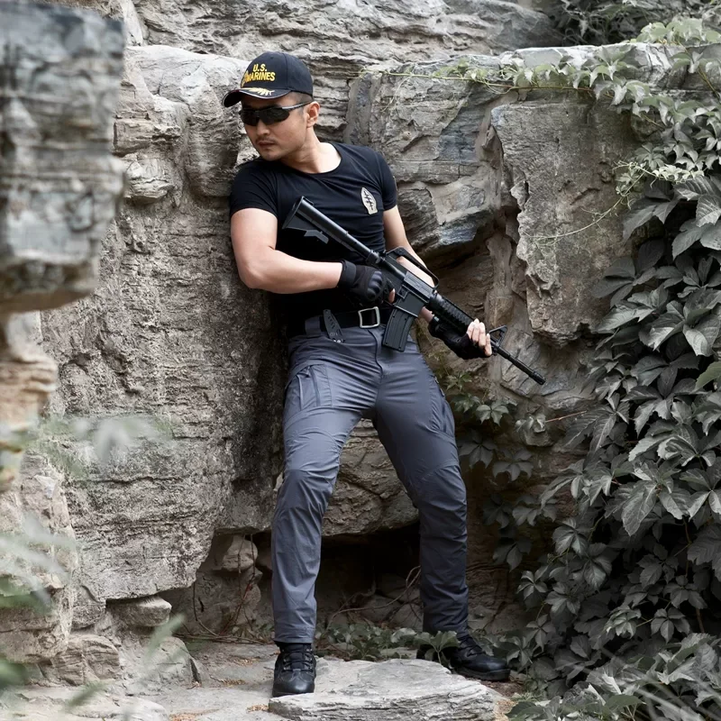 Men City Lightweight Quick Drying SWAT Combat Trousers Male Military Style Outdoor Stretch Army Pants Waterproof Tactical Pants
Men City Lightweight Quick Drying SWAT Combat Trousers Male Military Style Outdoor Stretch Army Pants Waterproof Tactical Pants