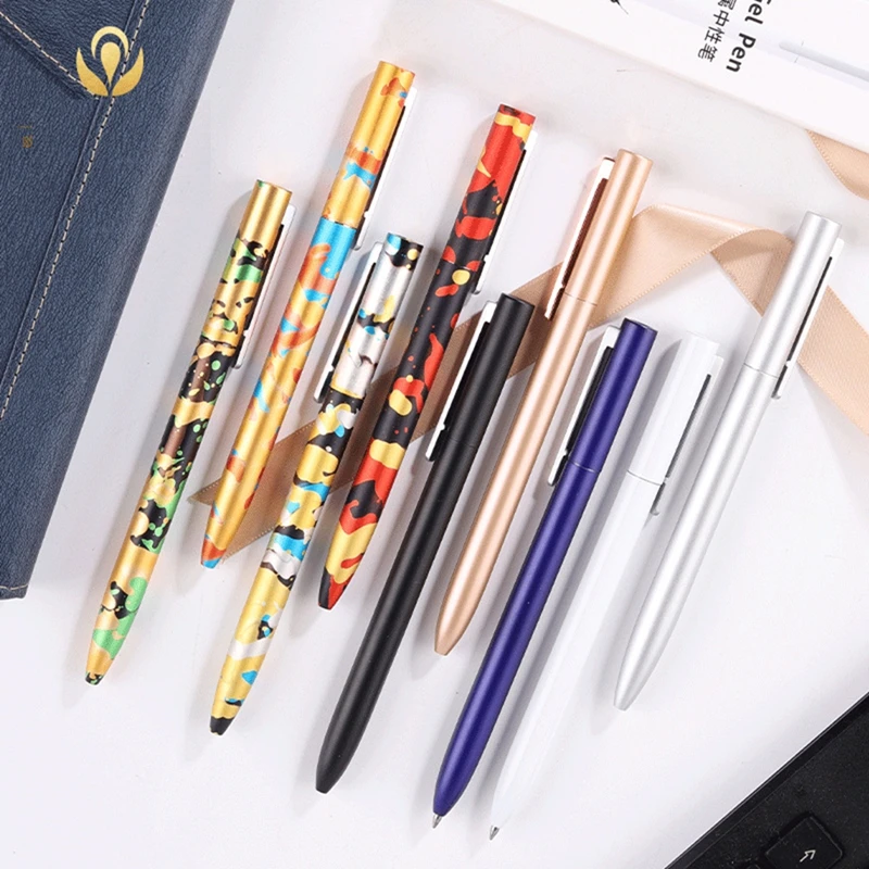 

elegant business signing signature ballpoint pen school supplies gel metal pens black 0.5mm cute writing ballpens