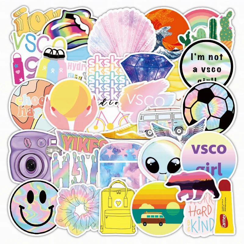 10/30/50Pcs Color Fashion Fashion Sticker Aesthetics Luggage Case Laptop Car Scooter Clipbook Diy Waterproof Graffiti Sticker
10/30/50Pcs Color Fashion Fashion Sticker Aesthetics Luggage Case Laptop Car Scooter Clipbook Diy Waterproof Graffiti Sticker
