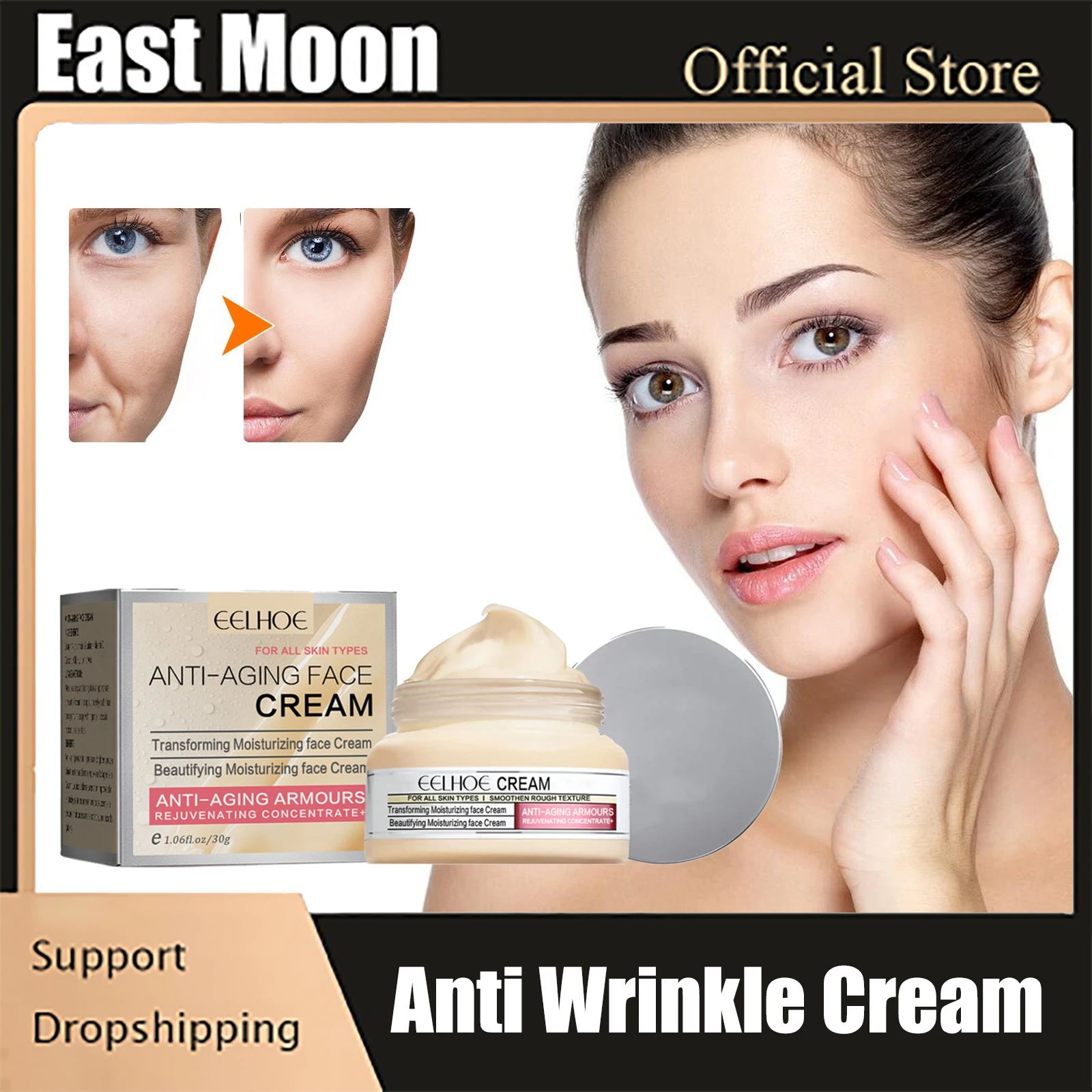 Collagen Cream Anti Aging Firming Lifting Reduce Fine Line Dullness Brighten Whitening Moisturizing Instant Remove Wrinkle Cream
Collagen Cream Anti Aging Firming Lifting Reduce Fine Line Dullness Brighten Whitening Moisturizing Instant Remove Wrinkle Cream