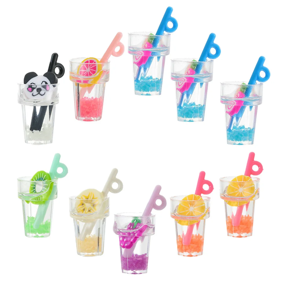 10 Fruit Charms Resin Figurine Pendants Cup Charms for DIY Keychain Earring Jewelry Making Accessories
10 Fruit Charms Resin Figurine Pendants Cup Charms for DIY Keychain Earring Jewelry Making Accessories