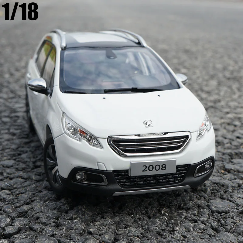Масштаб 1:18, масштаб 2008, внедорожник PEUGEOT, литой автомобиль, Коллекционная модель, игрушка для подарка, коллекционные игрушки для мальчиков, бесплатная доставка