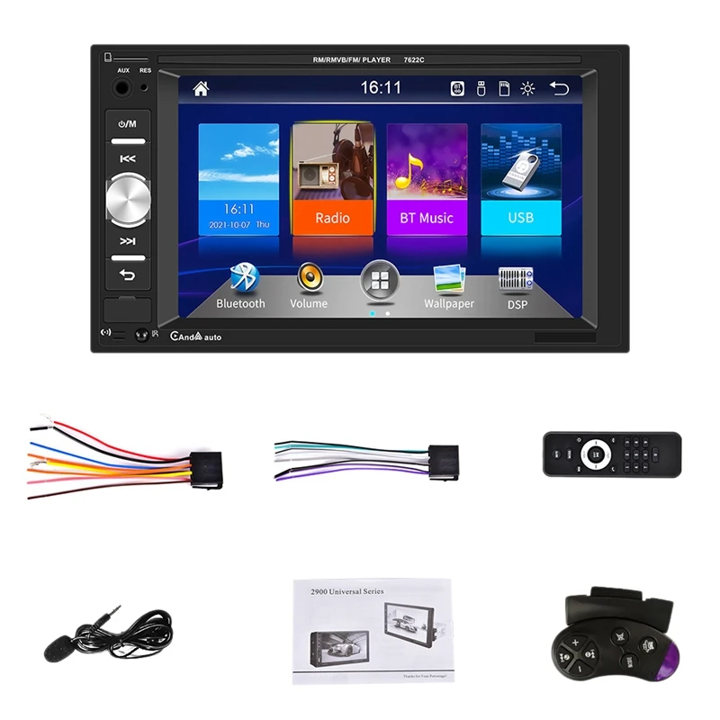 2 Din Carplay Android Auto Car Radio Universal 7 Inch For-Nissan Kia Toyota MP5 Player
2 Din Carplay Android Auto Car Radio Universal 7 Inch For-Nissan Kia Toyota MP5 Player