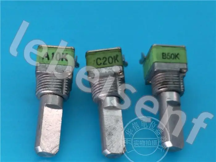 3pcs for Taiwan ALPHA 9011 single-joint potentiometer C20K with bracket / handle length 20MMF
3pcs for Taiwan ALPHA 9011 single-joint potentiometer C20K with bracket / handle length 20MMF