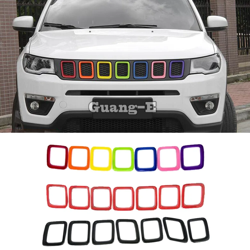 Car Body Styling Cover Detector ABS Chrome Trim Front Up Grid Grill Grille Frame 7pcs For Jeep Compass 2017 2018 2019 2020 2021
Car Body Styling Cover Detector ABS Chrome Trim Front Up Grid Grill Grille Frame 7pcs For Jeep Compass 2017 2018 2019 2020 2021