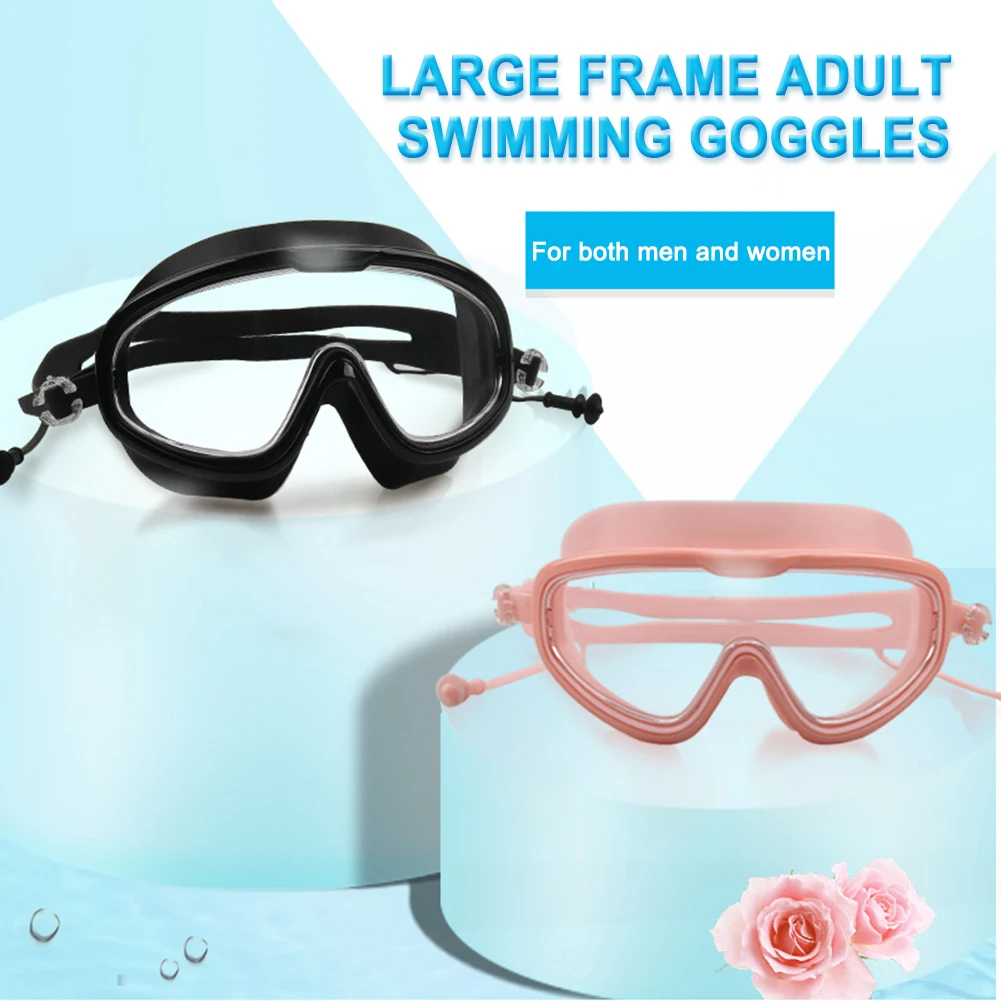 Swimming Goggles Swim Glasses with Earplugs Waterproof Anti-fog Pool HD Glasses for Men Women Adult Diving Snorkeling Eyewear
Swimming Goggles Swim Glasses with Earplugs Waterproof Anti-fog Pool HD Glasses for Men Women Adult Diving Snorkeling Eyewear