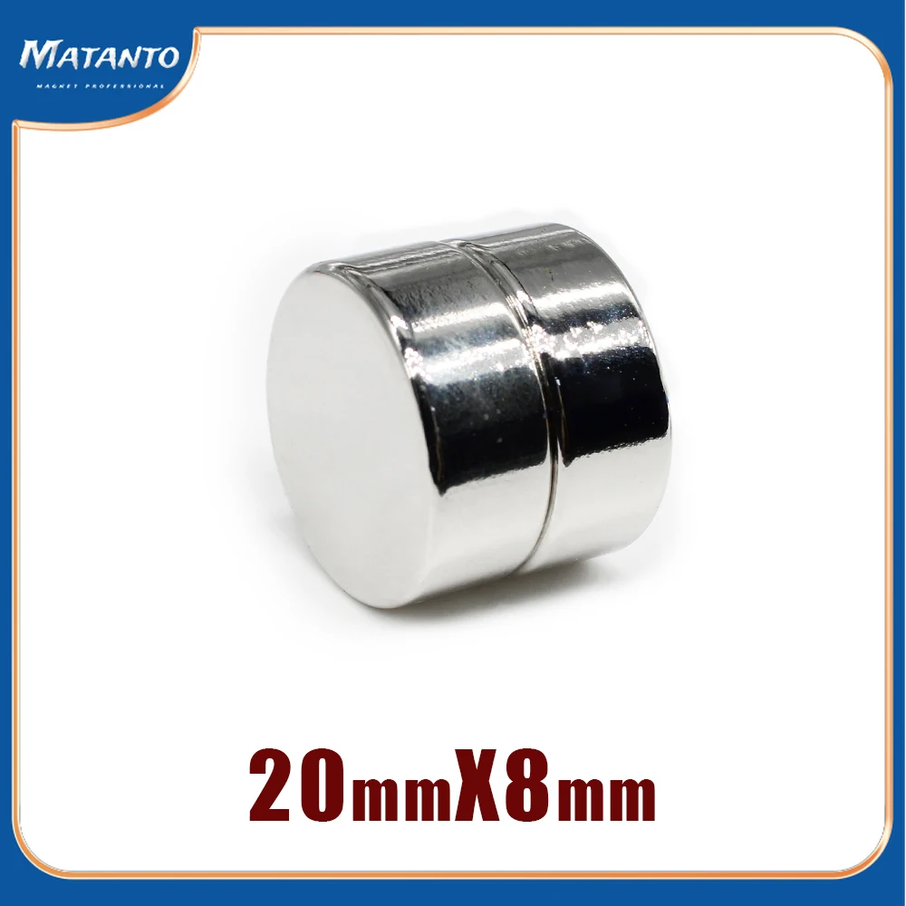 2/5/10/15/20PCS 20x8 Round Search Magnet 20mm X 8mm Rare Earth Neodymium Magnet Disc 20x8mm Permanent Magnet Strong 20*8 mm
2/5/10/15/20PCS 20x8 Round Search Magnet 20mm X 8mm Rare Earth Neodymium Magnet Disc 20x8mm Permanent Magnet Strong 20*8 mm