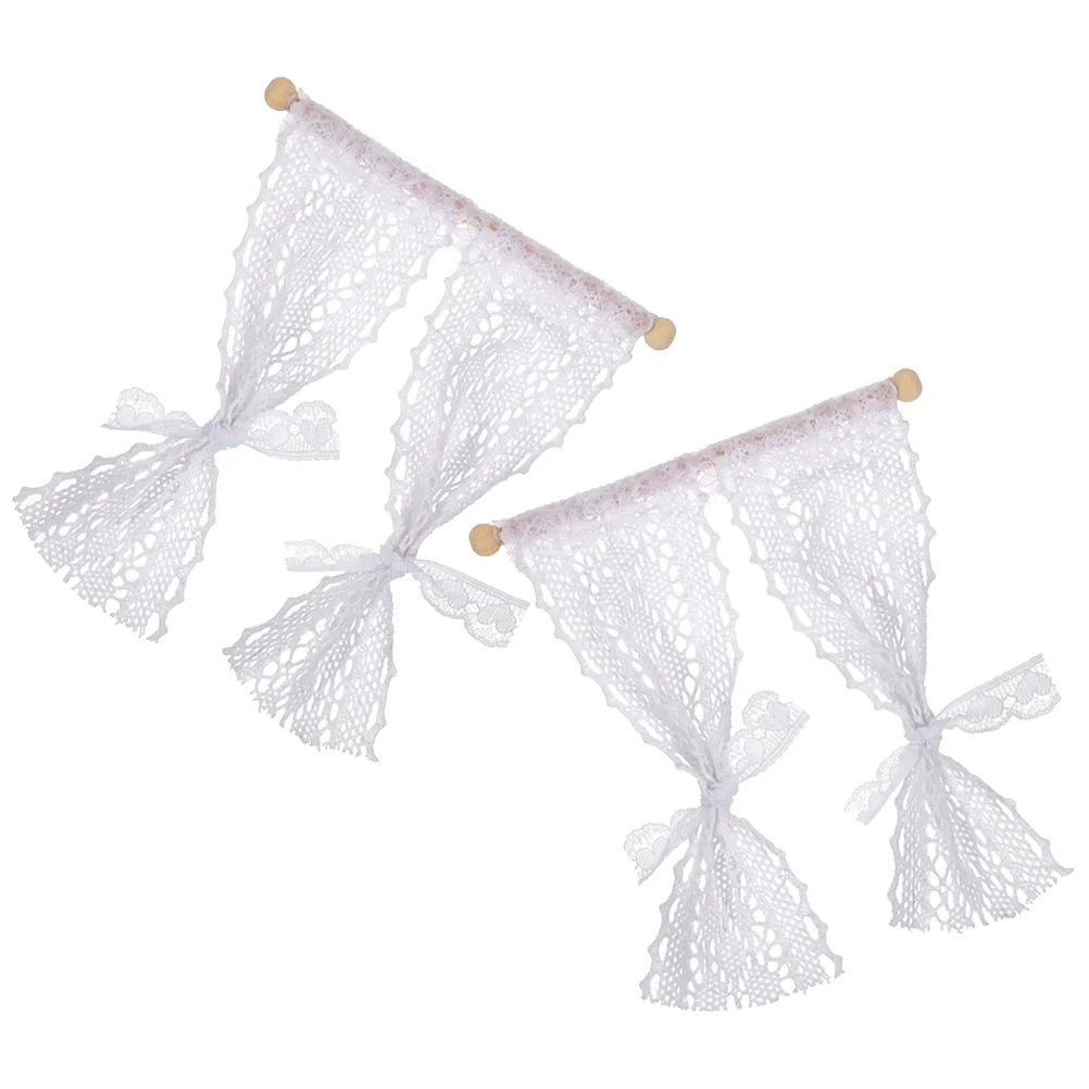2 Pcs Dollhouse Curtains Window Accessories Model Mini Miniature Similar Tiny Macrame
2 Pcs Dollhouse Curtains Window Accessories Model Mini Miniature Similar Tiny Macrame
