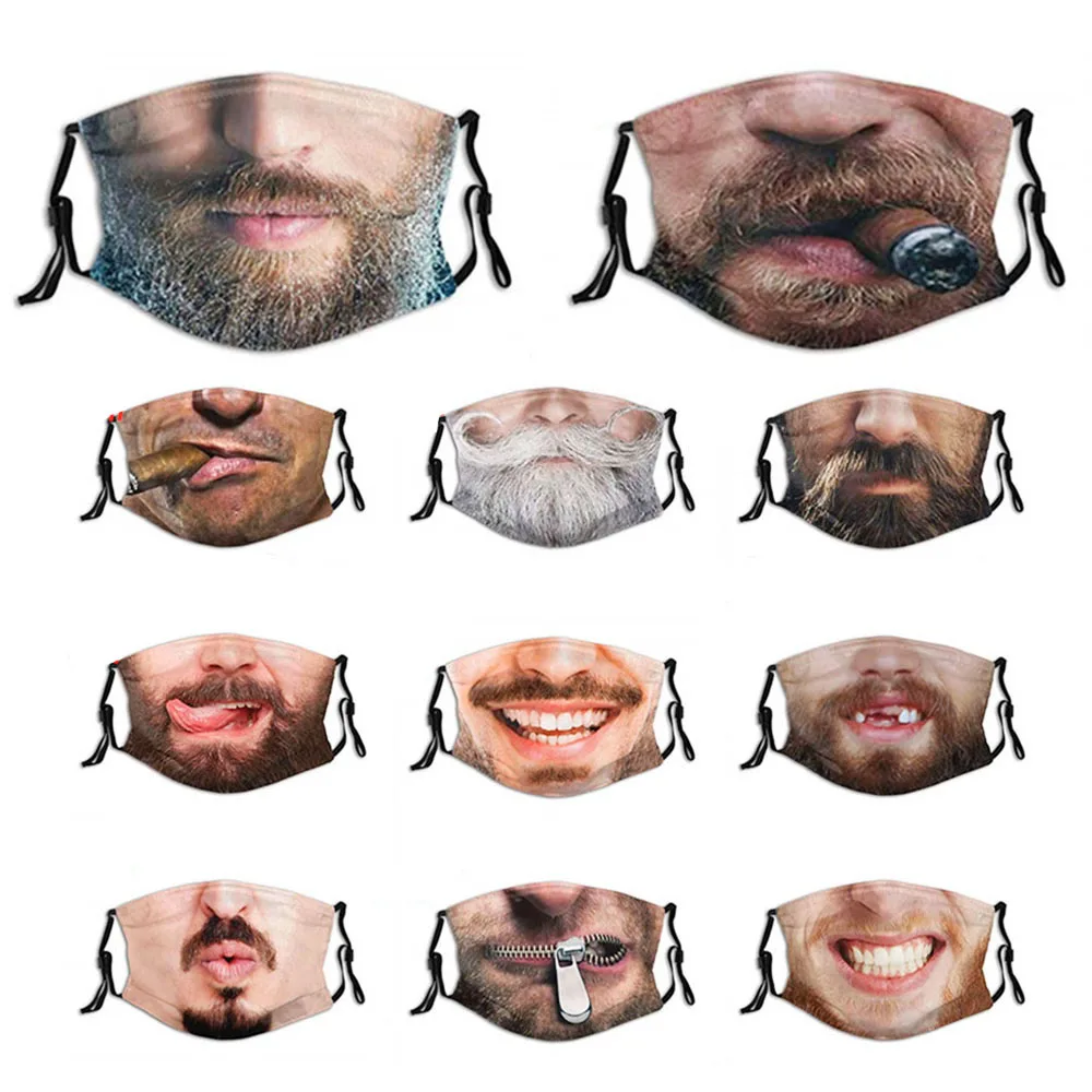 Funny Halloween Cosplay Women Men Masks Smoking Beard Big Mouth Face Protection Dustproof Reusable Adult Unisex Mask
Funny Halloween Cosplay Women Men Masks Smoking Beard Big Mouth Face Protection Dustproof Reusable Adult Unisex Mask