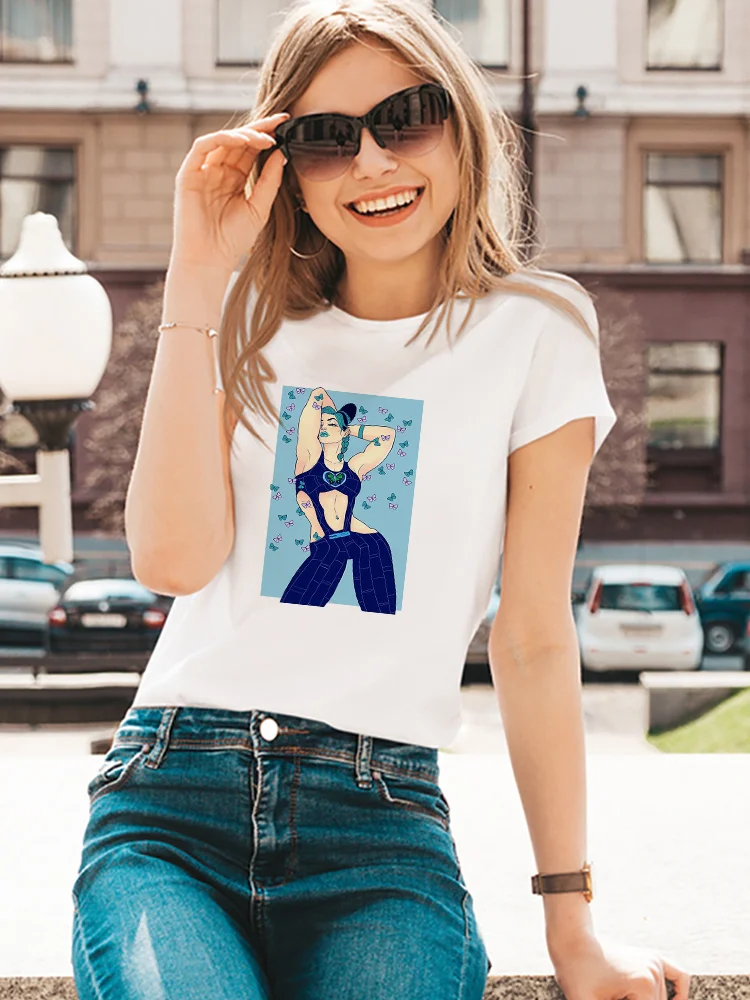 Футболка Super Fire модная женская универсальная, свободная Спортивная футболка средней длины с коротким рукавом и принтом персонажей аниме, бе... 
Футболка Super Fire модная женская универсальная, свободная Спортивная футболка средней длины с коротким рукавом и принтом персонажей аниме, бе...