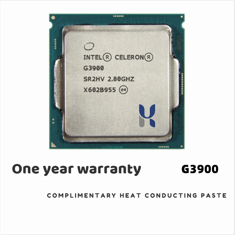 

Intel Celeron G3900 2.8GHz 2M Cache Dual-Core CPU Processor SR2HV LGA 1151 Tray