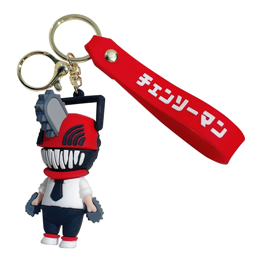 Anime Chainsaw Man Keychains Cute Cartoon Denji Pochita Silicone Keyrings Kawaii Doll Pendant Key Holder for Bag Phone Hanging
Anime Chainsaw Man Keychains Cute Cartoon Denji Pochita Silicone Keyrings Kawaii Doll Pendant Key Holder for Bag Phone Hanging