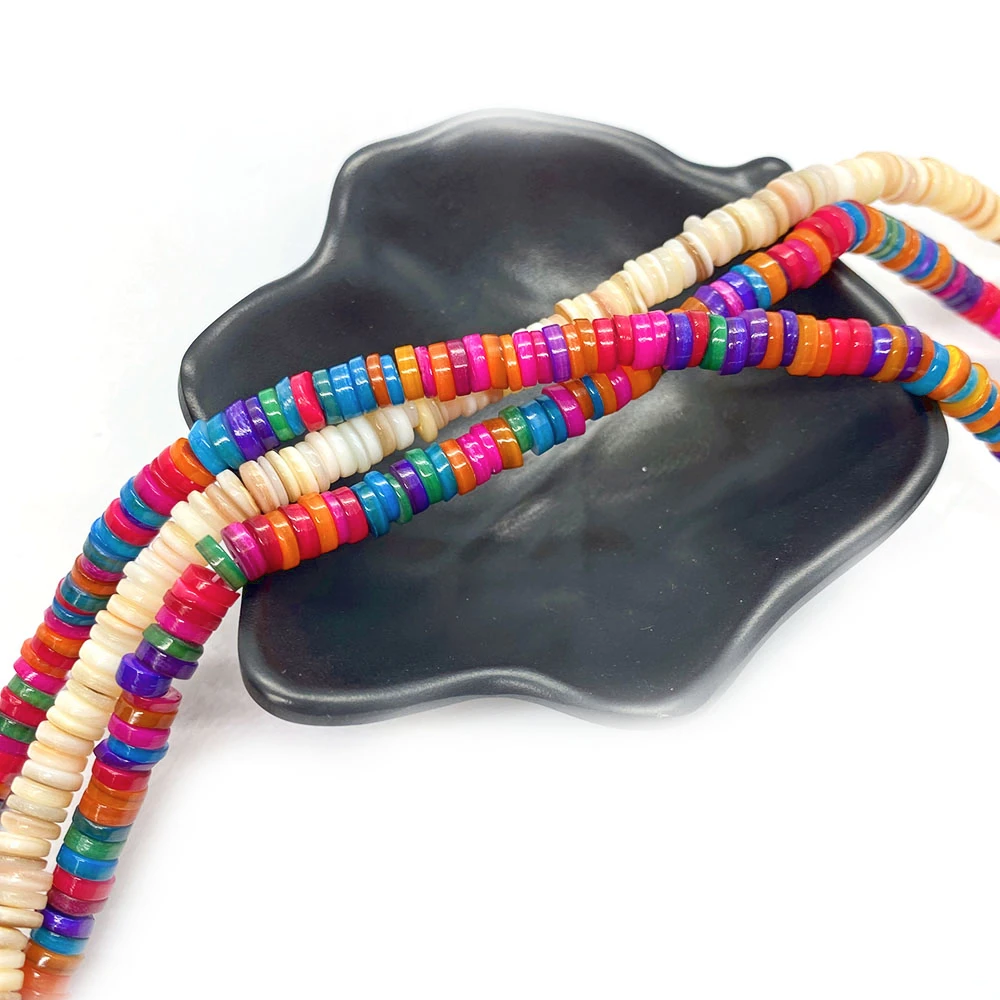 6-7mm Natural Shell Dyed Shell Irregular Disc Straight Hole Beading Loose Beads for Fashion Jewelry Making DIY Necklace Bracelet
6-7mm Natural Shell Dyed Shell Irregular Disc Straight Hole Beading Loose Beads for Fashion Jewelry Making DIY Necklace Bracelet