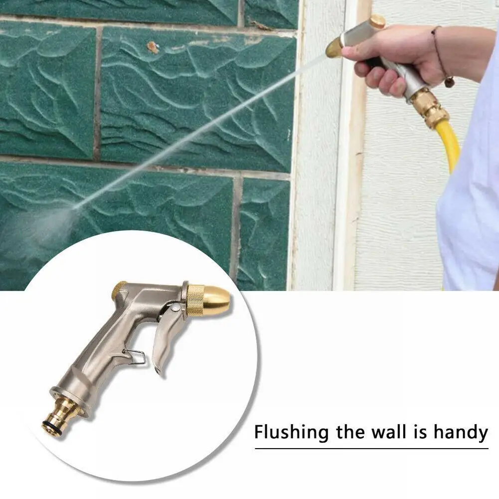 High Pressure Water Spray Gun Portable Metal Nozzle Garden Watering Hose Pipe Wash Sprinkler Car Wash Garden Lawn Irrigation
High Pressure Water Spray Gun Portable Metal Nozzle Garden Watering Hose Pipe Wash Sprinkler Car Wash Garden Lawn Irrigation