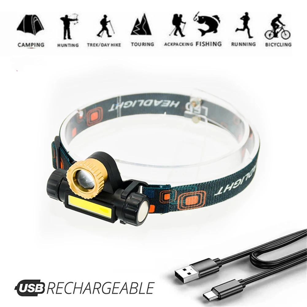 Zoom Waterproof LED Headlamp Super Bright Head Torch Rechargeable COB Headlight For Camping Climbing Fishing Hiking
Zoom Waterproof LED Headlamp Super Bright Head Torch Rechargeable COB Headlight For Camping Climbing Fishing Hiking