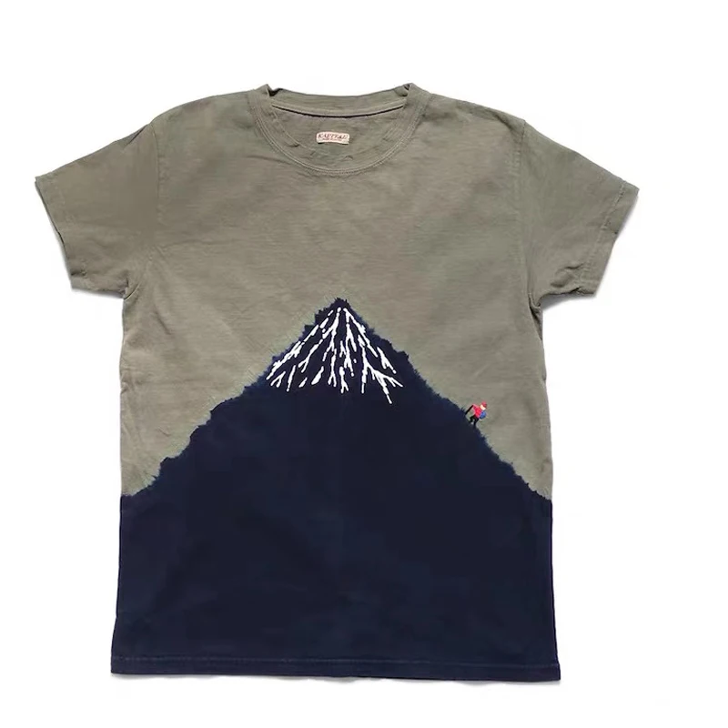 KAPITALMAN Hirata Mountain Climbers Couple Embroidery T-shirts Men and Women Loose Washed Short Sleeve Tees Fashion Japan Style
KAPITALMAN Hirata Mountain Climbers Couple Embroidery T-shirts Men and Women Loose Washed Short Sleeve Tees Fashion Japan Style