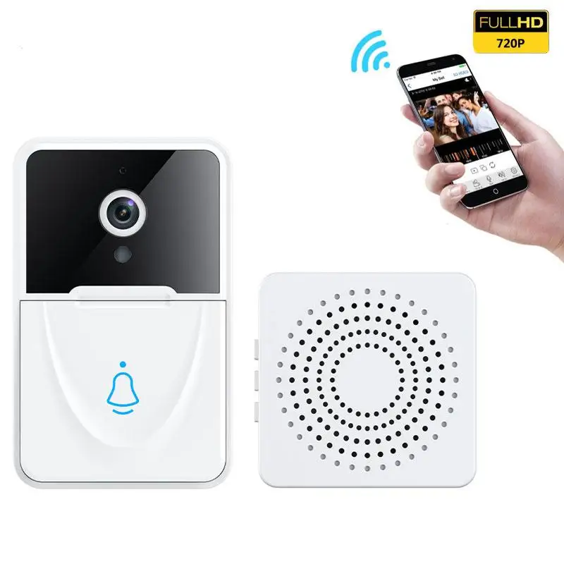 X3 Wireless Wifi Doorbell Night Vision Video Intercom Hd Camera Smart Home Security Monitor Visual Doorbell
X3 Wireless Wifi Doorbell Night Vision Video Intercom Hd Camera Smart Home Security Monitor Visual Doorbell