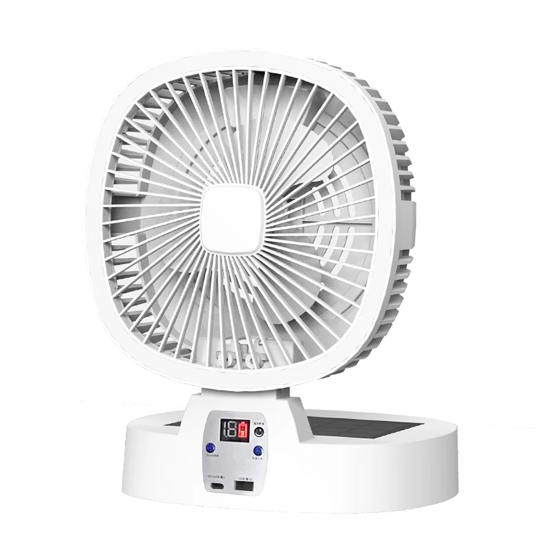 Outdoor Camping Fan Solar Wireless Portable Desktop Electric Fan 3 Speed Ventilador With Remote Control
Outdoor Camping Fan Solar Wireless Portable Desktop Electric Fan 3 Speed Ventilador With Remote Control
