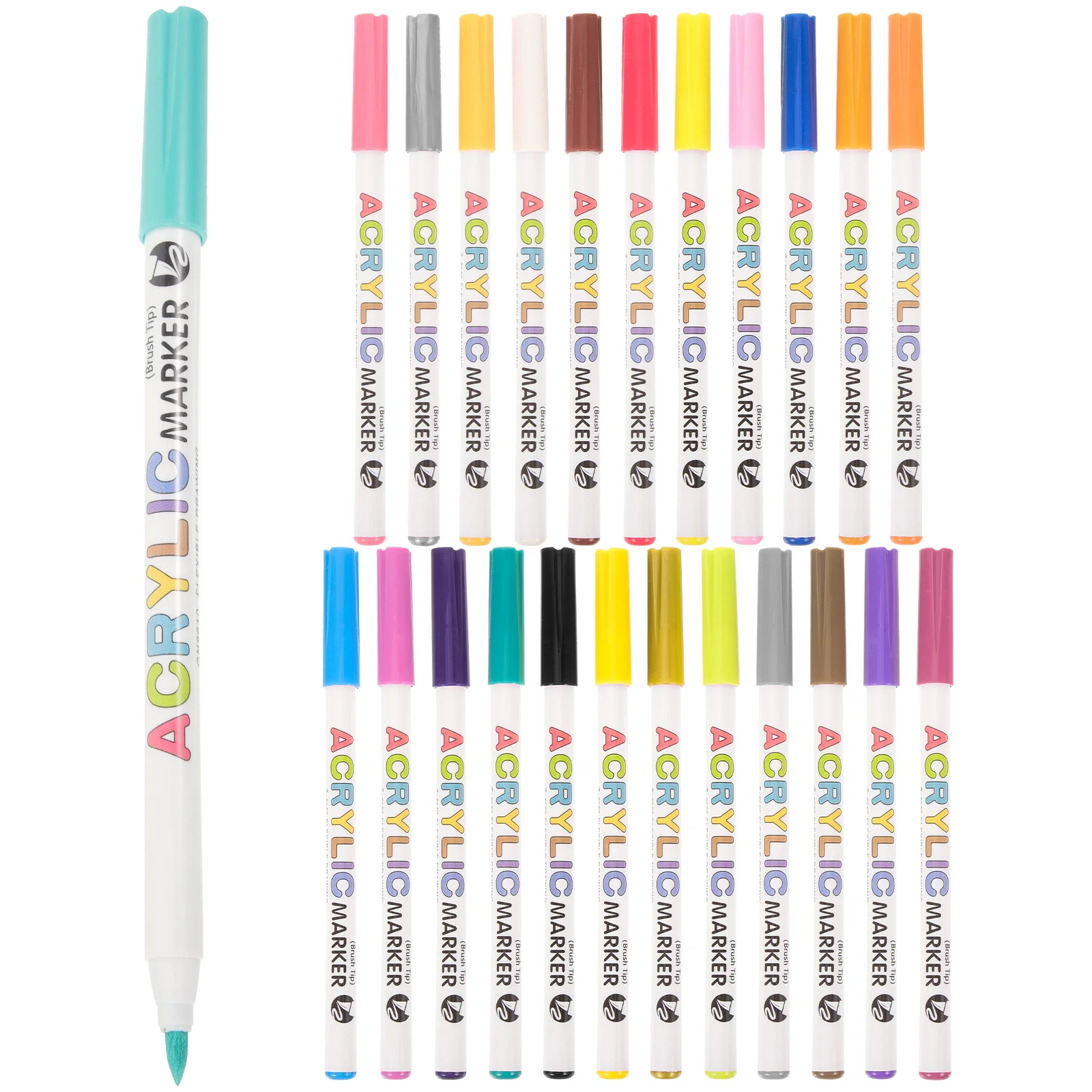 1 box Acrylic Pens Kit of Pens Acrylic Maker Markers School Office Painting Pensc 
1 box Acrylic Pens Kit of Pens Acrylic Maker Markers School Office Painting Pensc