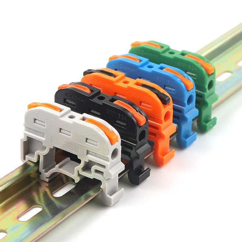 Rail Compact terminal Din 211 Type Conductor Quick Wire Cable Connector Conductor Press Terminal Instead Of UK2.5 Splicing Quick
Rail Compact terminal Din 211 Type Conductor Quick Wire Cable Connector Conductor Press Terminal Instead Of UK2.5 Splicing Quick