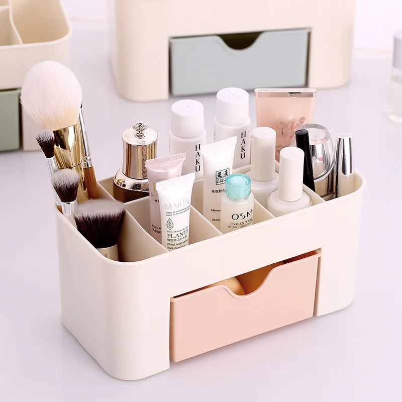 Home Dressing Box Plastic Storage Box Makeup Brush Organizer Box Multifunctional With Drawer Desktop Cosmetic Storage Box
Home Dressing Box Plastic Storage Box Makeup Brush Organizer Box Multifunctional With Drawer Desktop Cosmetic Storage Box