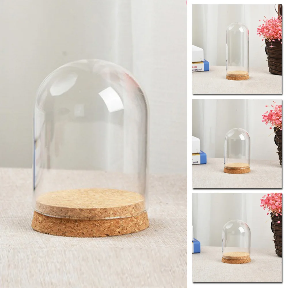 1PCS Glass Dome Cover For Flower Succulent Plants Vase With Wood Cork Decor DIY Send Your Friend, Relatives Accessories
1PCS Glass Dome Cover For Flower Succulent Plants Vase With Wood Cork Decor DIY Send Your Friend, Relatives Accessories