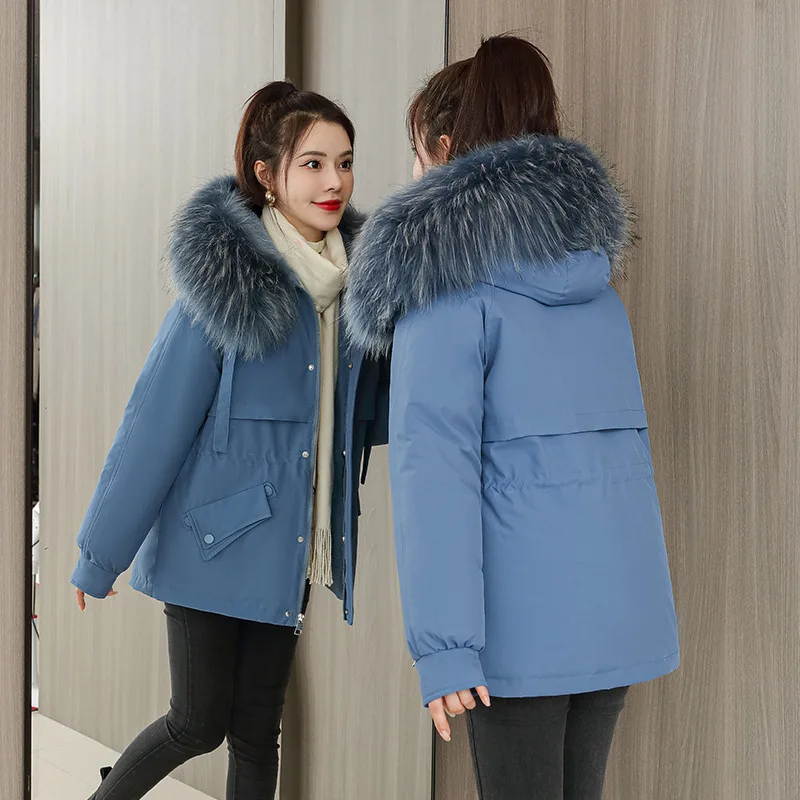 2022 Winter New Women Hooded Down Jacket Plus Velvet Warm Cotton Clothing Fashion Mid-length Loose Coat Elegant Lady Clothing
2022 Winter New Women Hooded Down Jacket Plus Velvet Warm Cotton Clothing Fashion Mid-length Loose Coat Elegant Lady Clothing