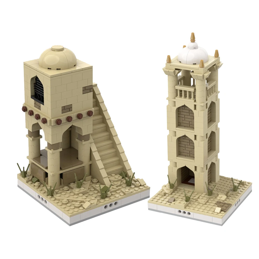 MOC Village Desert Architecture House Tower Temple Oasis Sheep Coconut Tree Model Building Blocks Bricks Set Kid Educational Toy
MOC Village Desert Architecture House Tower Temple Oasis Sheep Coconut Tree Model Building Blocks Bricks Set Kid Educational Toy