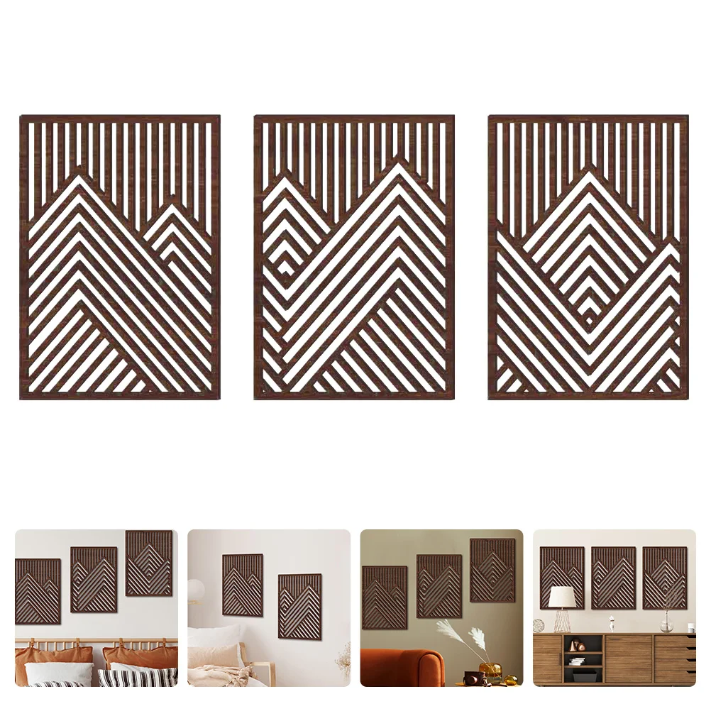 3 Pcs Wall Sticker Vintage Decoration Abstract Home Picture Housewarming Gift Hollowed Mountain Wooden Craft
3 Pcs Wall Sticker Vintage Decoration Abstract Home Picture Housewarming Gift Hollowed Mountain Wooden Craft