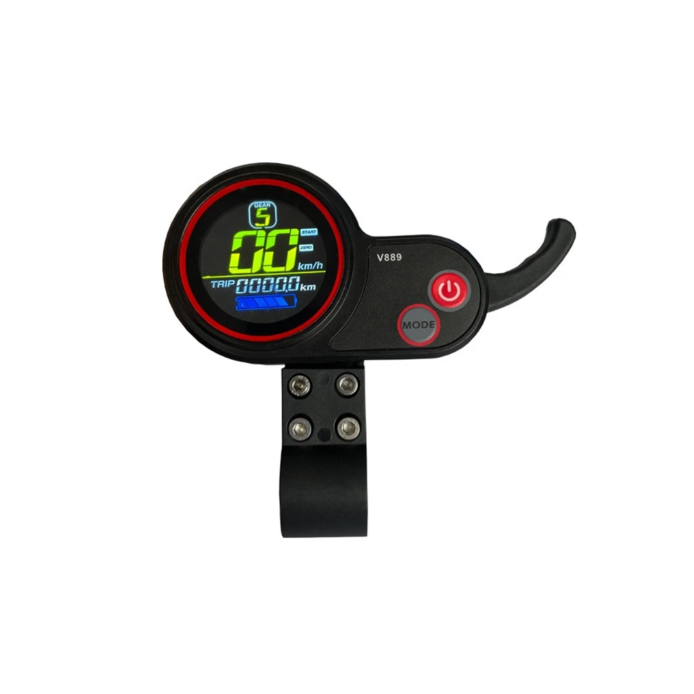 Electric Scooter LCD Meter 24V/36V/48V Universal V889 Code Meter Color Screen Throttle Instrument Scooter Accessories
Electric Scooter LCD Meter 24V/36V/48V Universal V889 Code Meter Color Screen Throttle Instrument Scooter Accessories