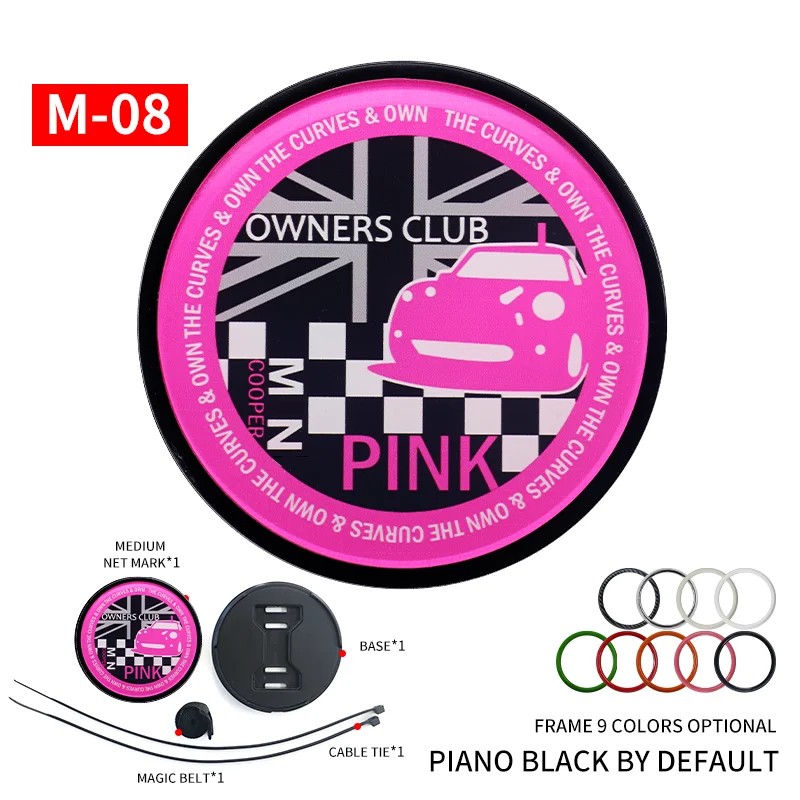 Эмблема переднего гриля для MINI F54 F55 R50 R53 R55 R56 3D акриловый Универсальный логотип автомобиля аксессуары для украшения внешнего вида Стайлинг
Эмблема переднего гриля для MINI F54 F55 R50 R53 R55 R56 3D акриловый Универсальный логотип автомобиля аксессуары для украшения внешнего вида Стайлинг