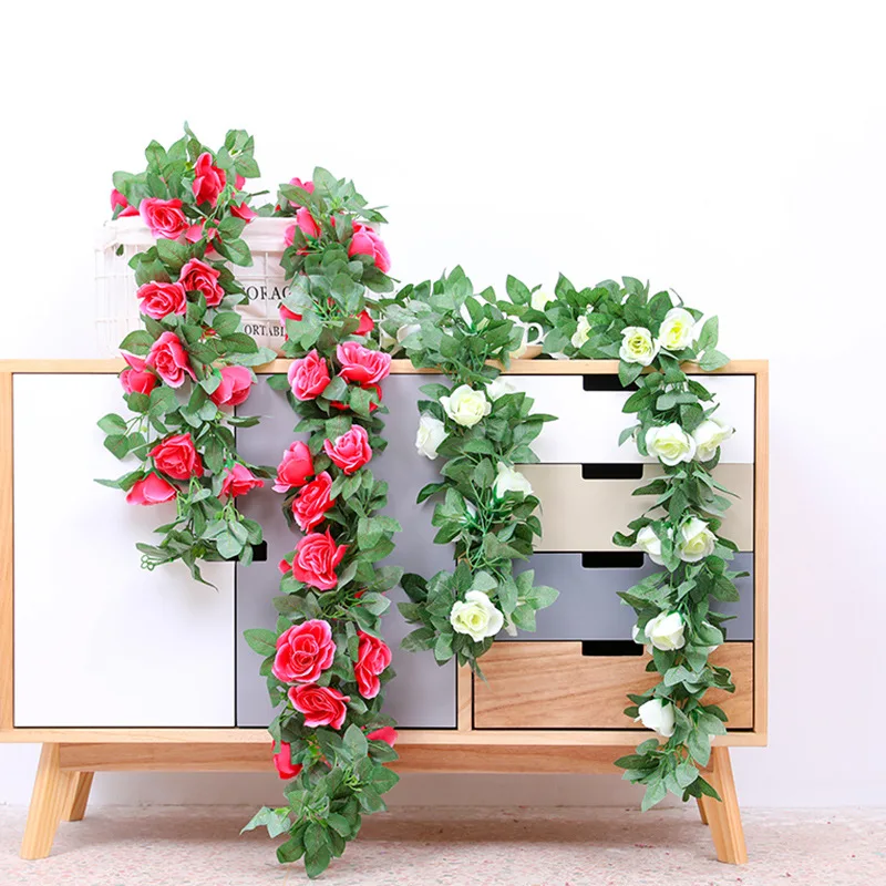 Artificial Flowers Silk Rose Gypsophila Garland Fake Eucalyptus Vine Hanging Plants for Wedding Home Party Craft Decor
Artificial Flowers Silk Rose Gypsophila Garland Fake Eucalyptus Vine Hanging Plants for Wedding Home Party Craft Decor