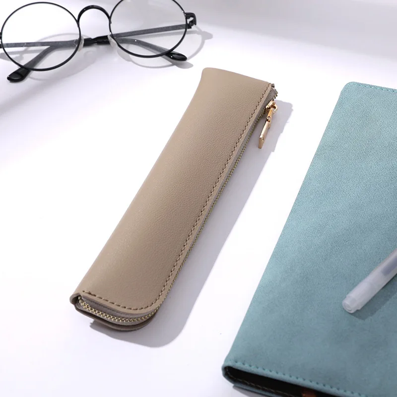 PU Leather Mini Small Pen Bag Case Zipper Pencil Pouch Stationery Fountain Pen Holder Simple Pen Sleeve Student School Supplies
PU Leather Mini Small Pen Bag Case Zipper Pencil Pouch Stationery Fountain Pen Holder Simple Pen Sleeve Student School Supplies