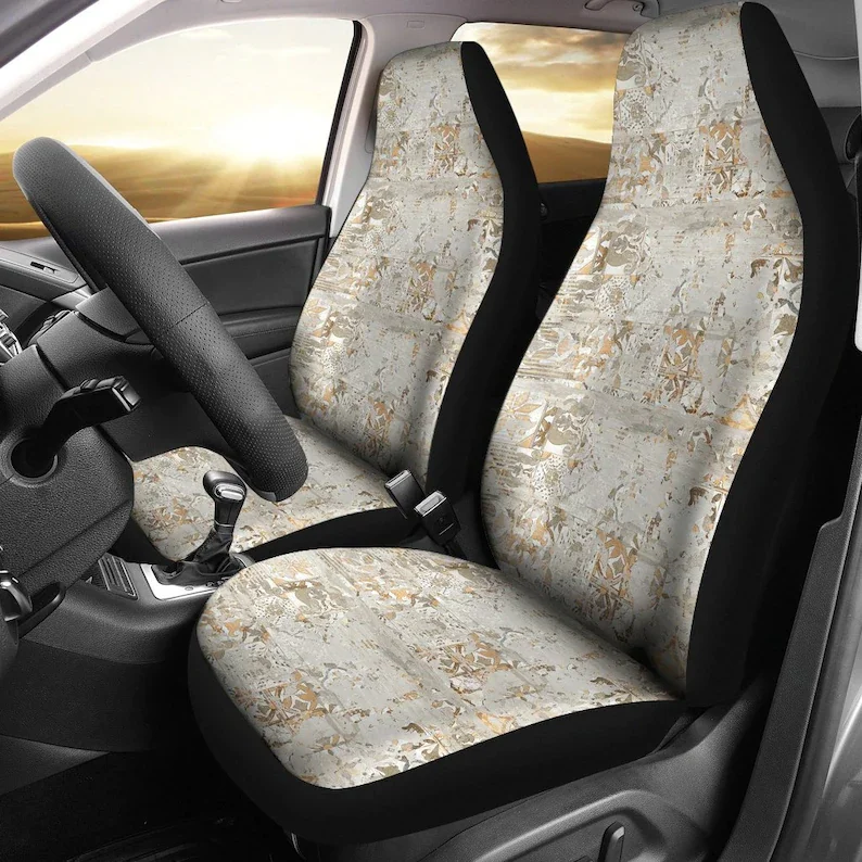 Grey Cream Ivory Floral Abstract Art Car Seat Covers Pair, 2 Front Seat Covers, Car Seat Protector, Car Accessories
Grey Cream Ivory Floral Abstract Art Car Seat Covers Pair, 2 Front Seat Covers, Car Seat Protector, Car Accessories