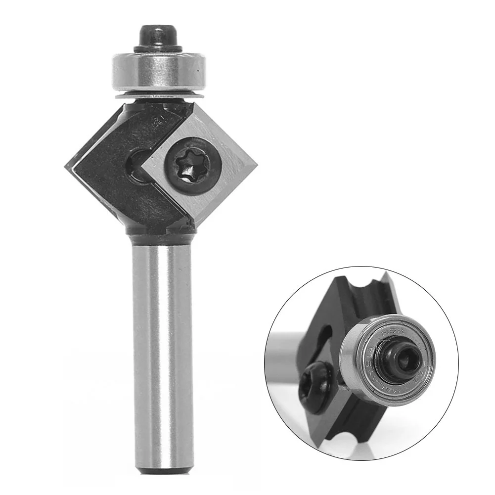 1pc Corner Round Over Router Bit Bevel Corner Insert Carbide Milling Cutter With Bearing For Wood Woodworking Tool Router Bits
1pc Corner Round Over Router Bit Bevel Corner Insert Carbide Milling Cutter With Bearing For Wood Woodworking Tool Router Bits
