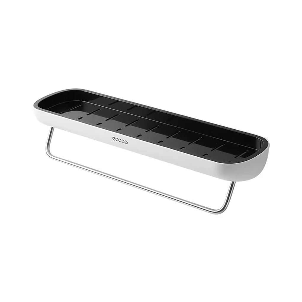 Bathroom Shower Shelf Wall Mounted Organizing Storage Plastic Rust-proof Bath Draining Holder Toilet Organizer Household Black
Bathroom Shower Shelf Wall Mounted Organizing Storage Plastic Rust-proof Bath Draining Holder Toilet Organizer Household Black
