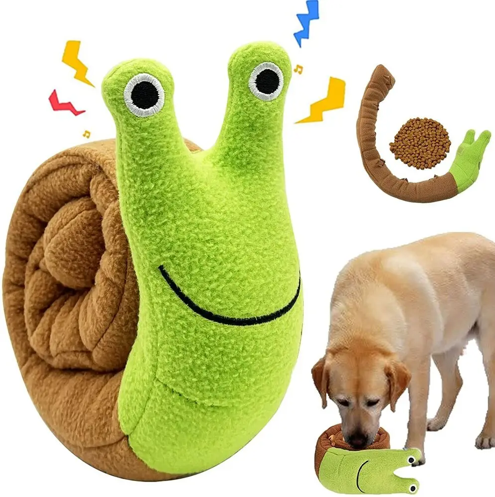 Dog Squeak Toys Pet Sniffing Plush Snails Toys Tibetan Food Molar Puzzle Dog Toys Interactive Cat Dog Puzzle Toy Feeder Wholsale
Dog Squeak Toys Pet Sniffing Plush Snails Toys Tibetan Food Molar Puzzle Dog Toys Interactive Cat Dog Puzzle Toy Feeder Wholsale