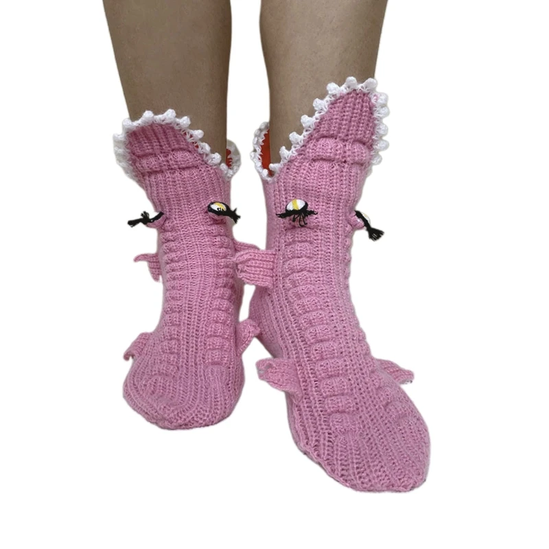 New style Fun Knit Animal Floor Socks Crocodile Winter Thick Socks Holiday for Child Women
New style Fun Knit Animal Floor Socks Crocodile Winter Thick Socks Holiday for Child Women